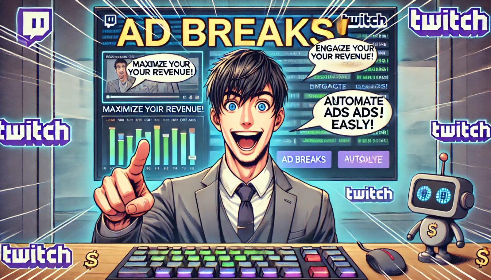 TwitchのAd Breaksを使いこなす7つの方法：収益最大化の秘訣 | 日常に役立つ知識とアイデアを提供する、成長と発見のためのブログ