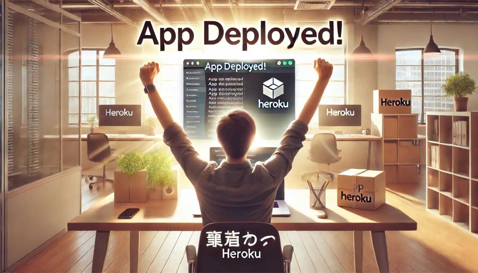 この記事「Herokuの使い方5ステップ：簡単にアプリを公開する方法」の内容を補完する画像です。