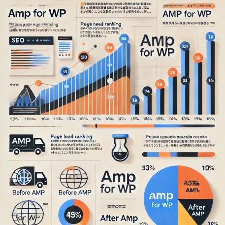 **このインフォグラフィックは、AMP for WPの使い方がもたらす効果を視覚的に示しています。**